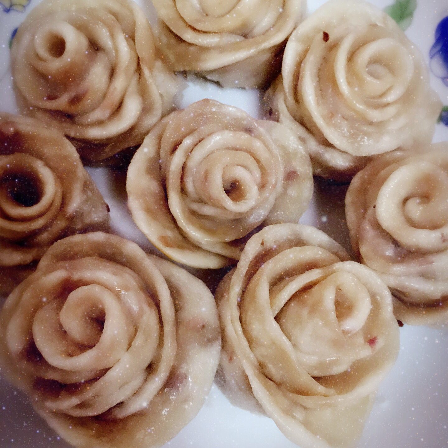 玫瑰小花卷