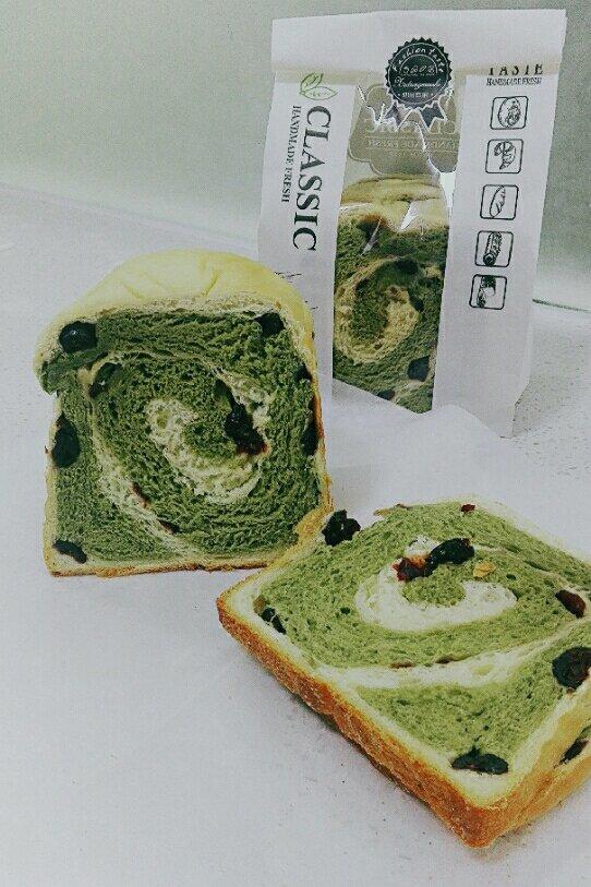 最正宗的日式抹茶红豆吐司