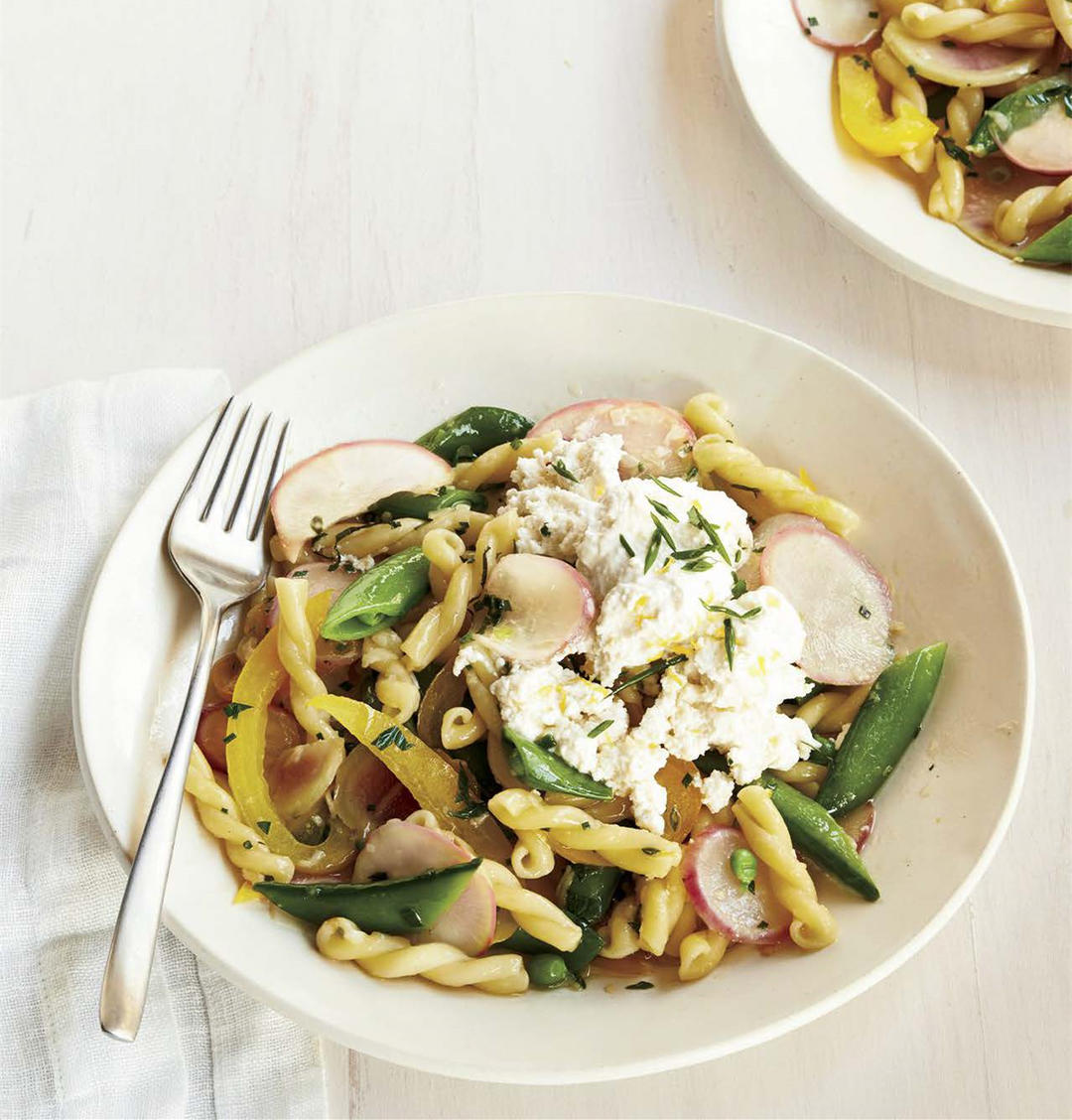 柠檬芝士花园意面的做法