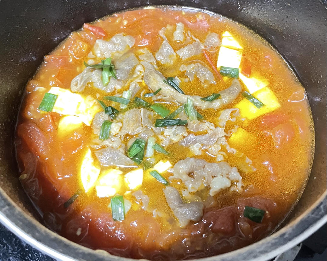 番茄豆腐肥牛蔬菜汤【减脂必备】
