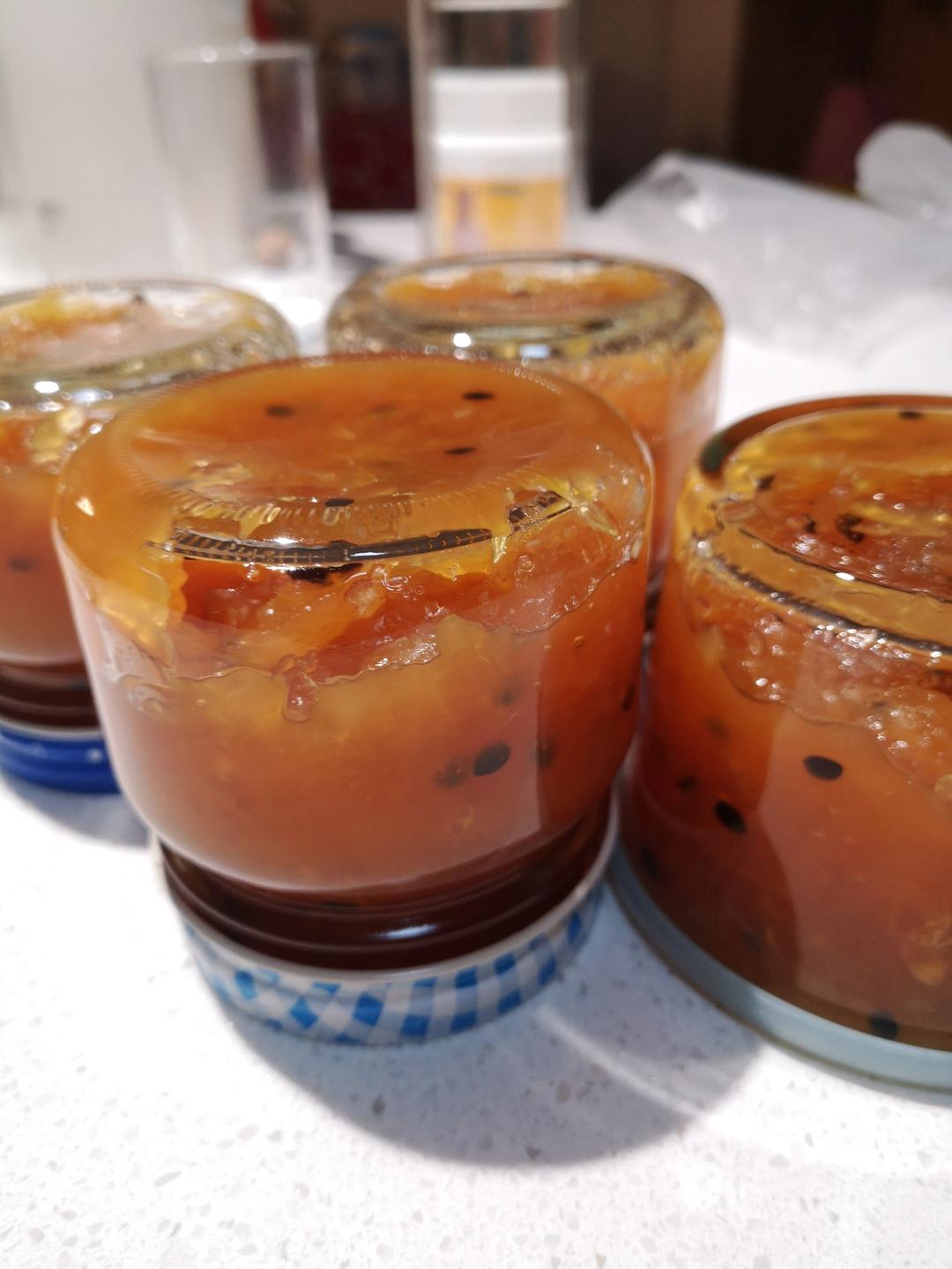 苹果橙百香果酱