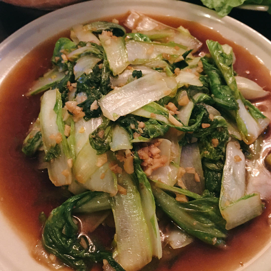香蒜炒快菜