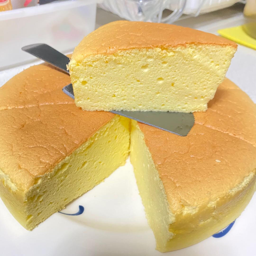 黄祝艳做的炼乳长崎蛋糕