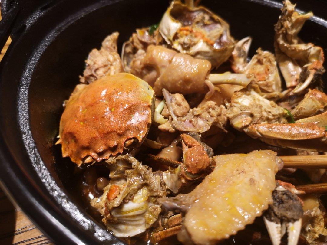 美味鸡煲蟹/鸡焖蟹煲