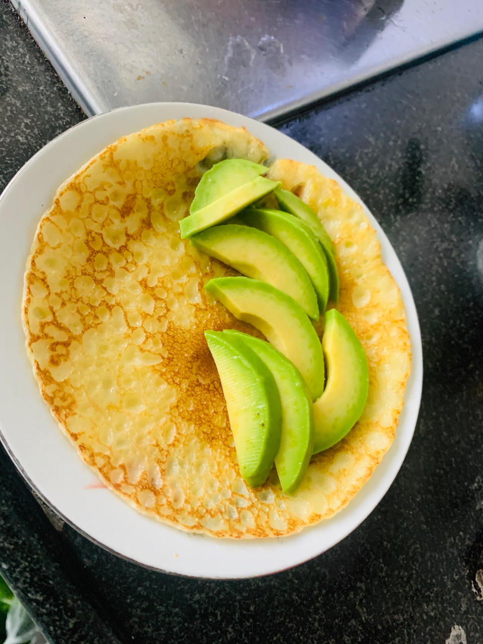 早餐水果可丽饼