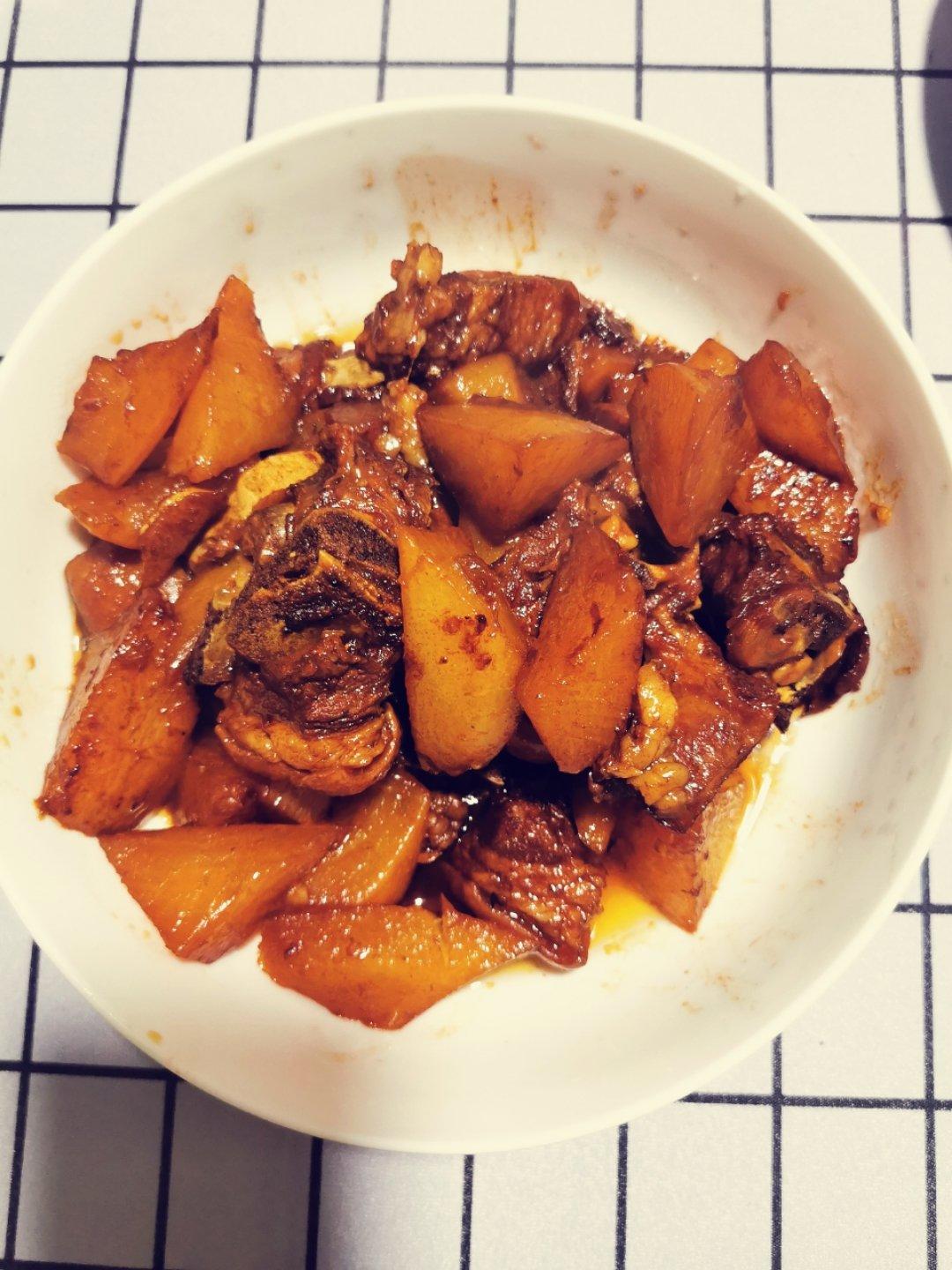 红烧羊肉萝卜