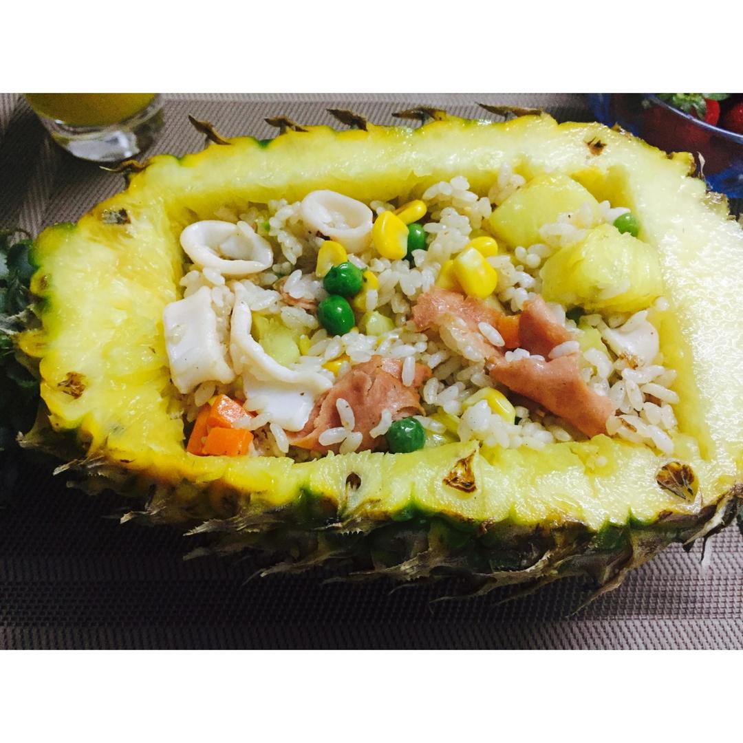 培根菠萝饭