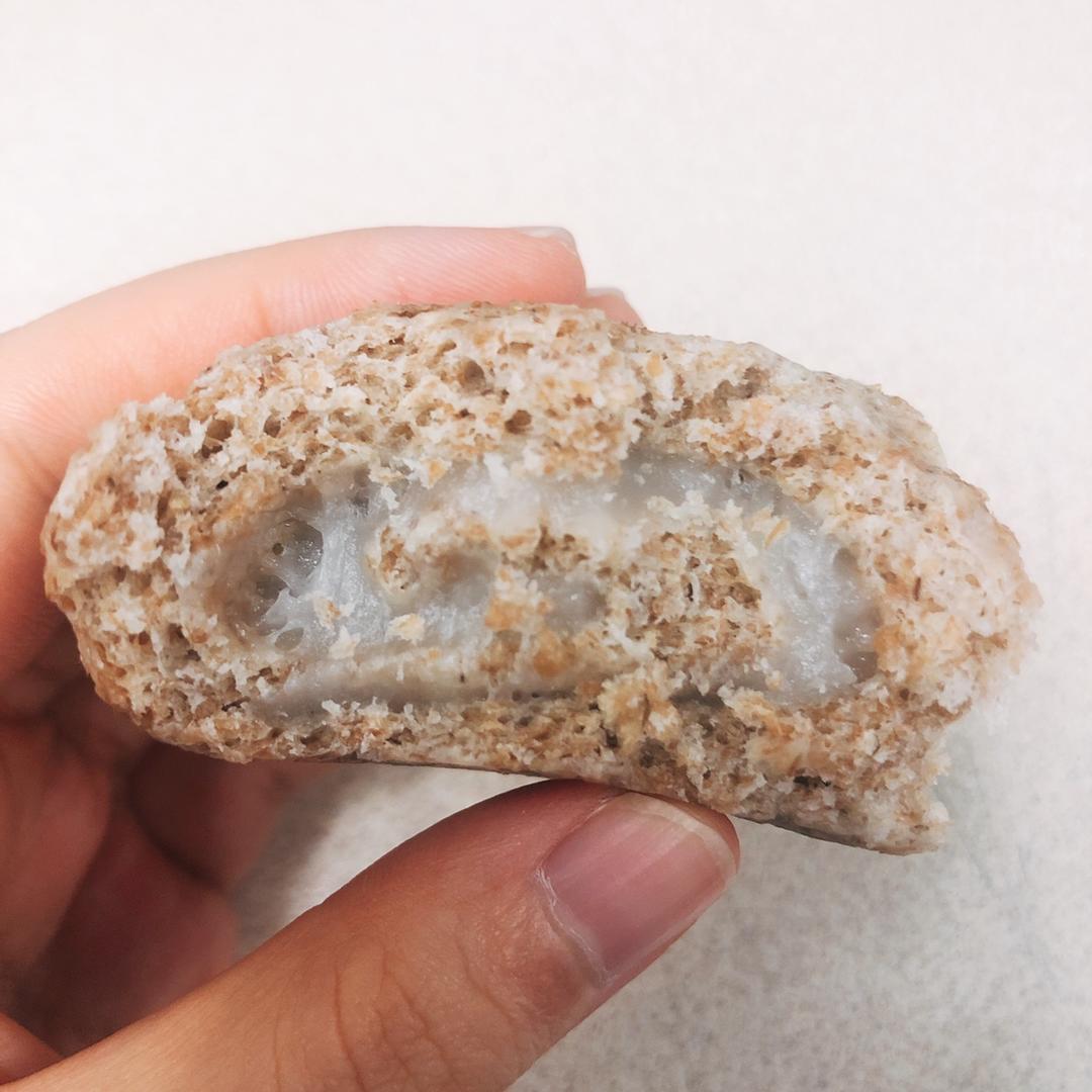 【Eat with Big Lu】麻薯夹心小面包，其实是个顶饿低卡的窝头