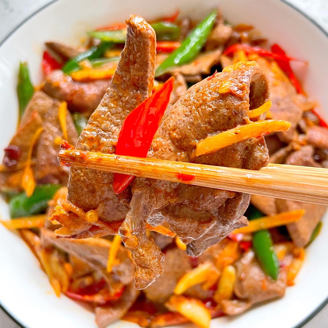 吃一次就上瘾的泡椒猪肝的做法