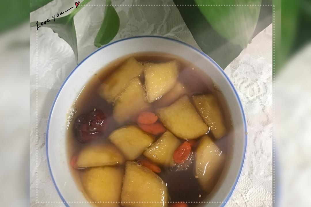 秋日苹果红枣糖水