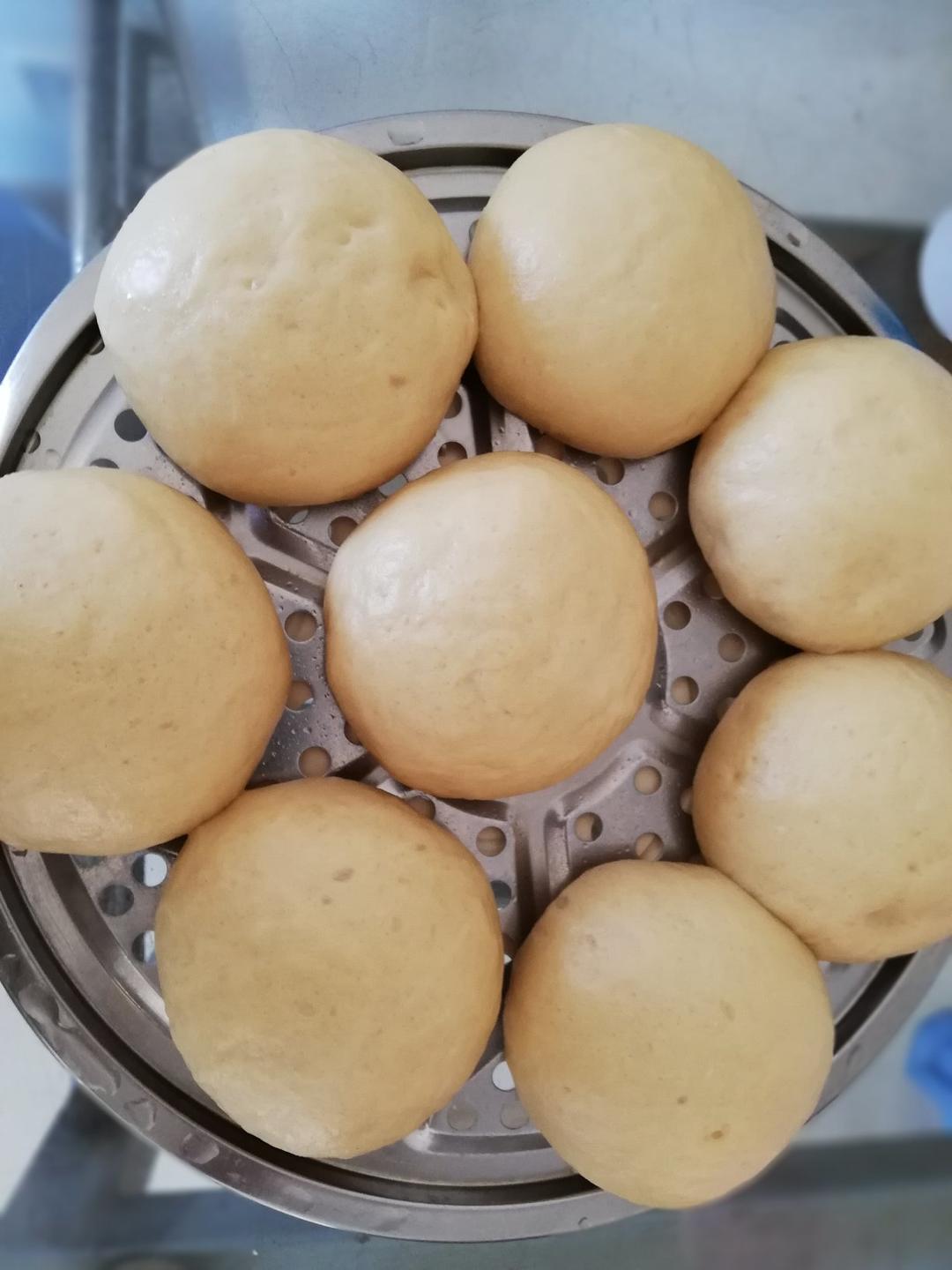 有着面包口感的红糖馒头（一次发酵）