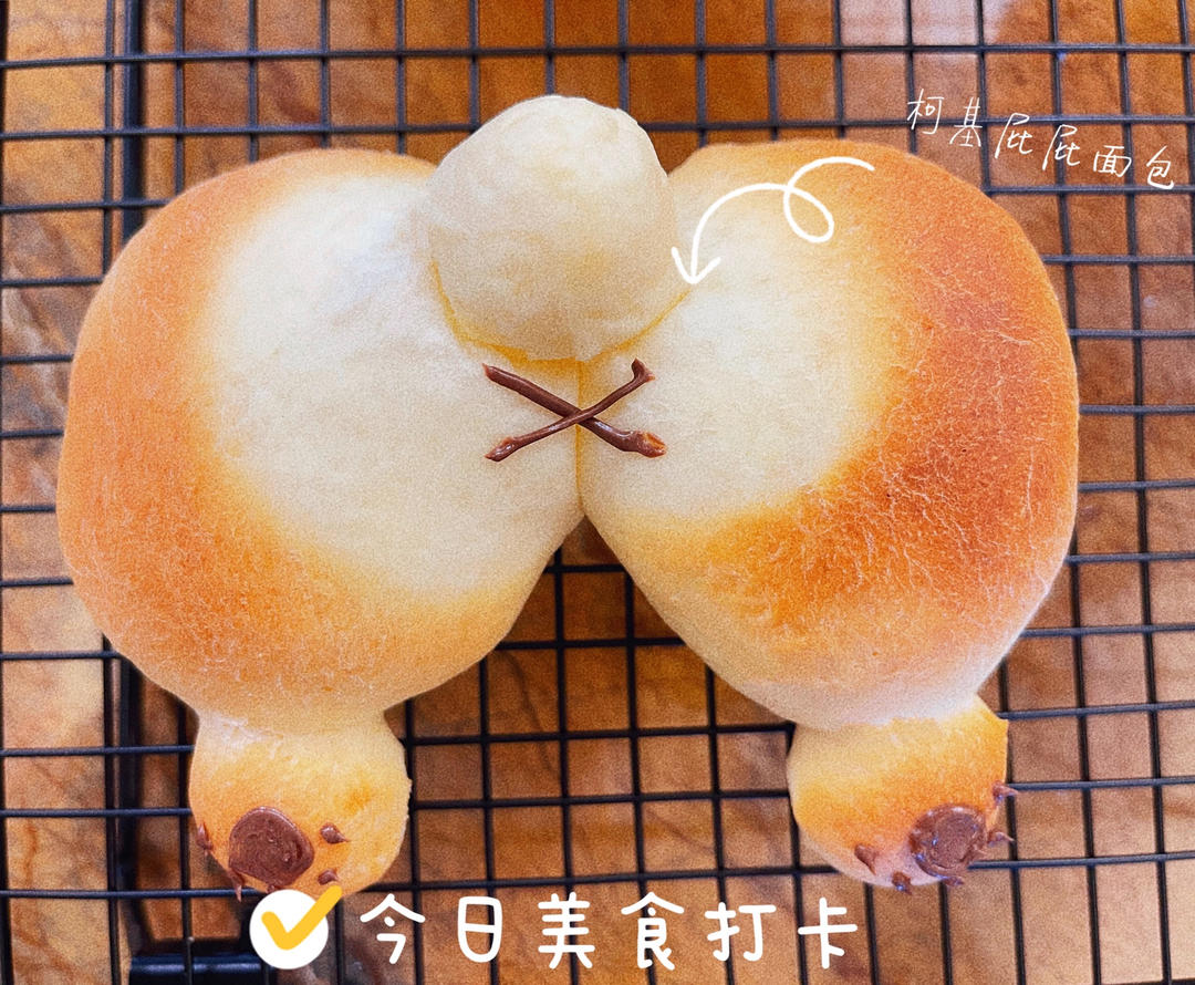 柯基臀面包