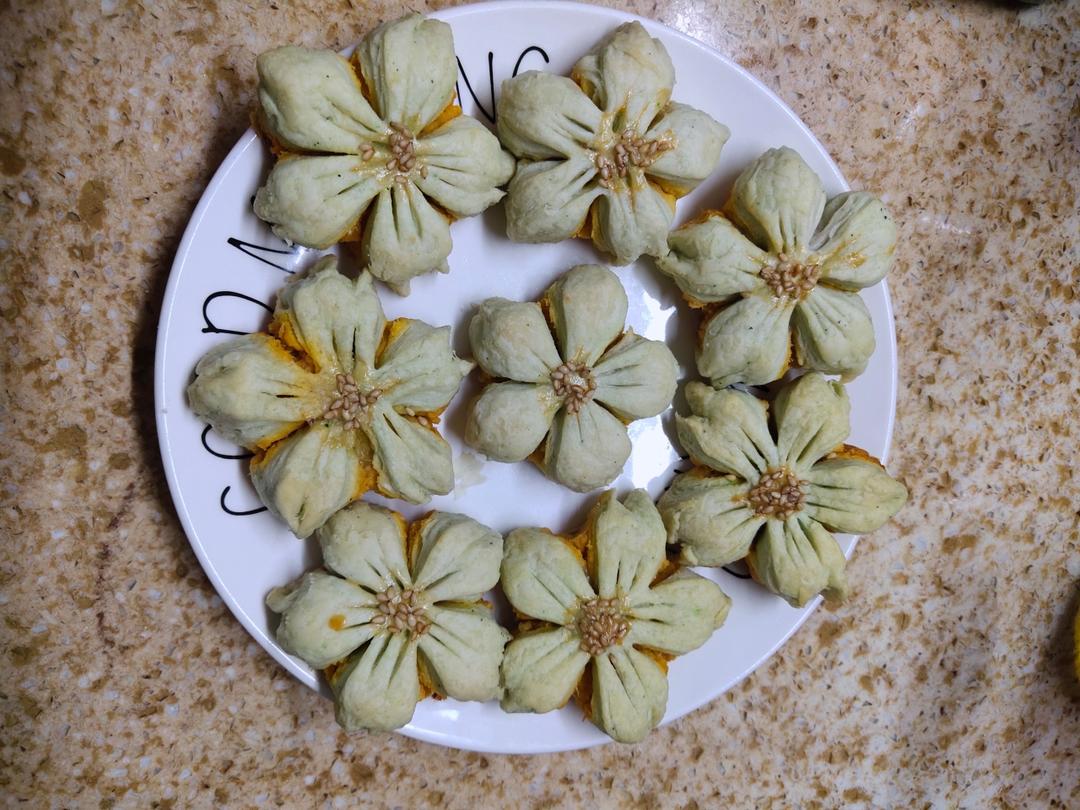 浪漫唯美樱花酥～～豆沙馅