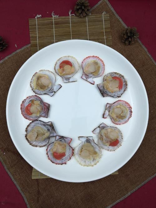 蒜蓉粉丝蒸扇贝的做法 步骤4