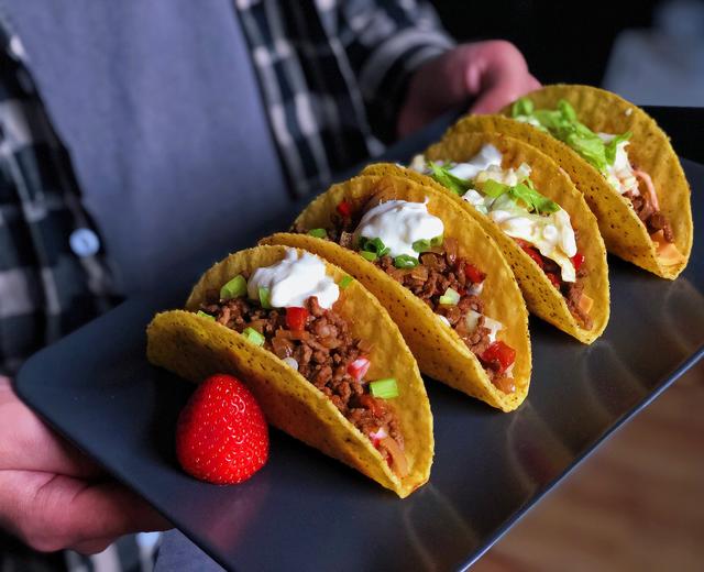 经典墨西哥牛肉塔可Taco Tuesday٩˃̶͈̀௰˂̶͈́و｜夏日轻食#Healthymeals#的做法
