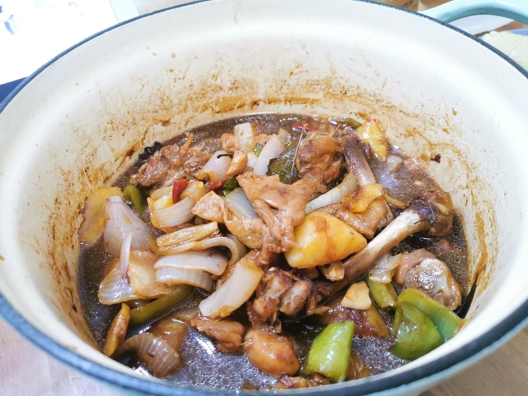 简易大盘鸡【5-6月北鼎珐琅锅食谱】