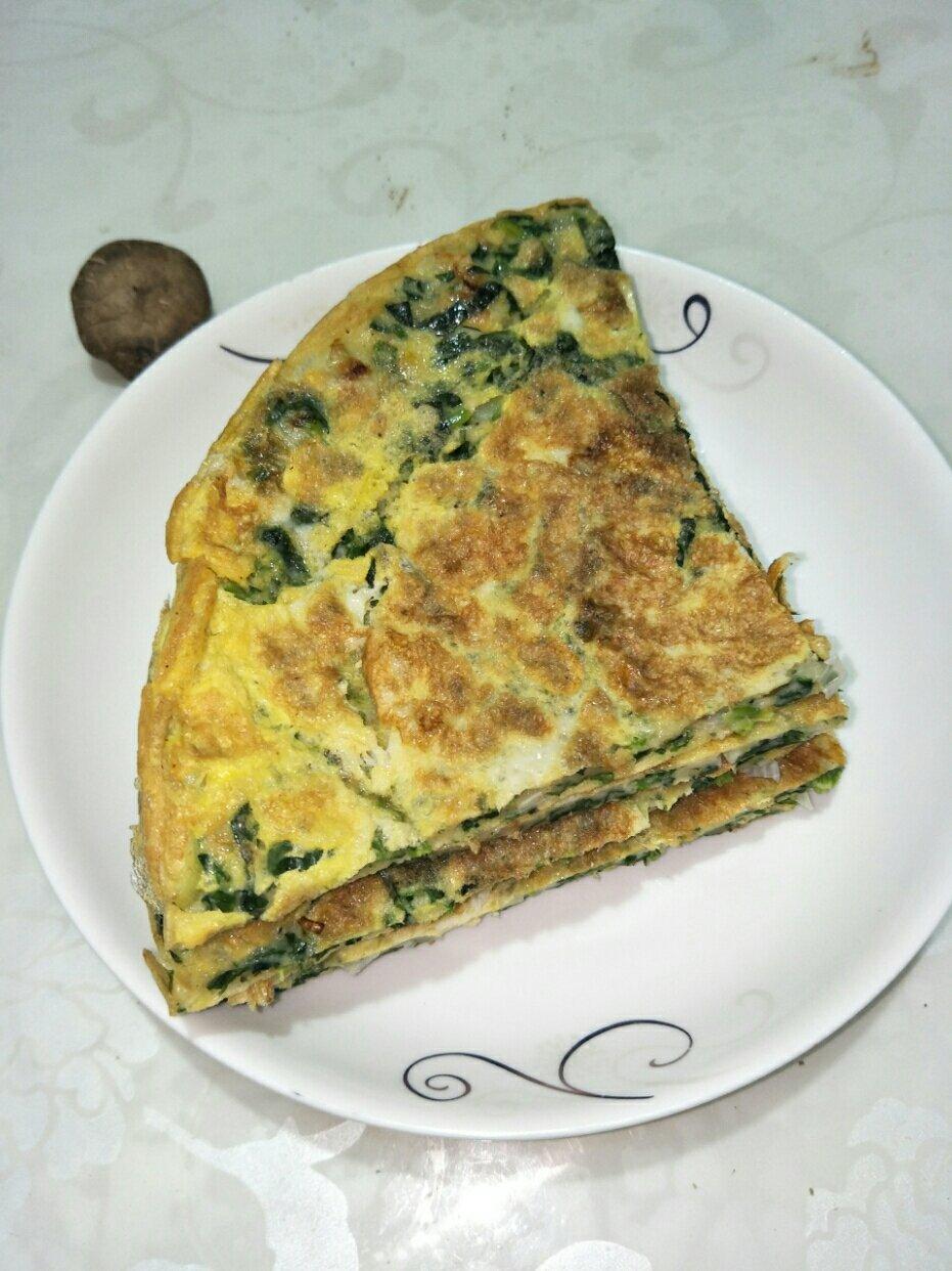 低脂菠菜蛋饼