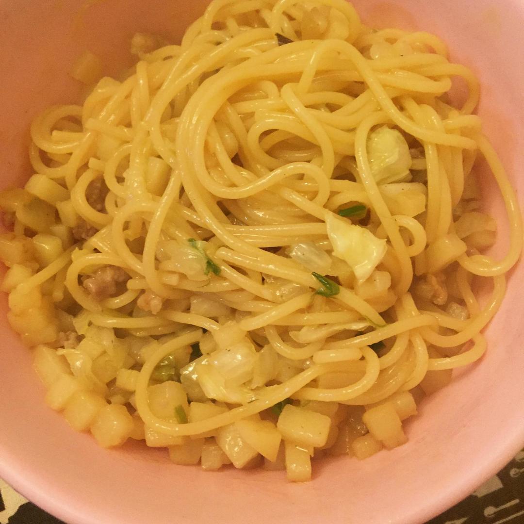 土豆意大利面