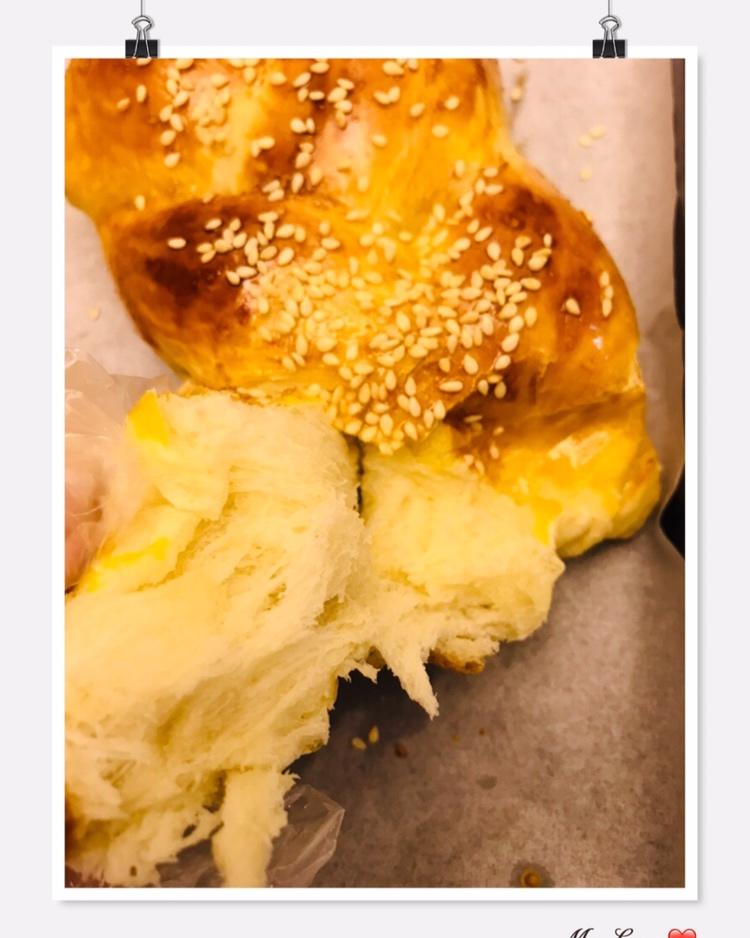 酸奶辫子面包（一次发酵）
