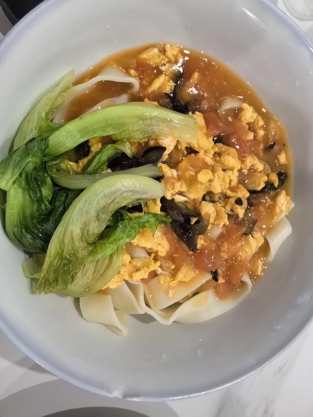 西红柿鸡蛋打卤面