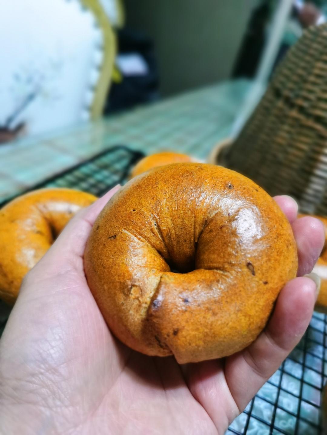 老干妈香辣全麦贝果 100%全麦