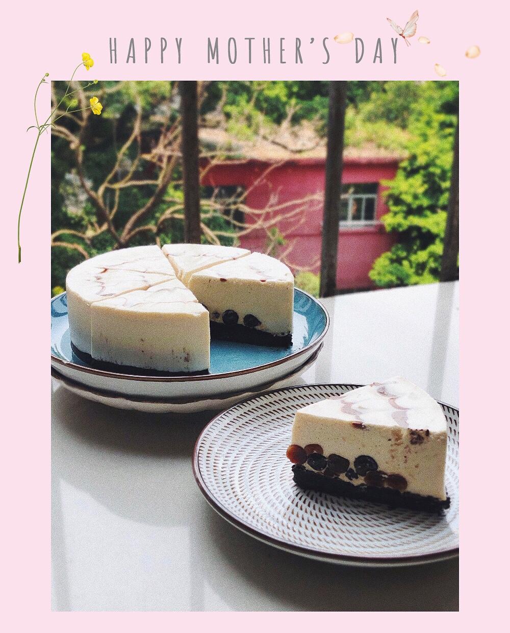 珍珠奶茶冻芝士蛋糕（免烤）