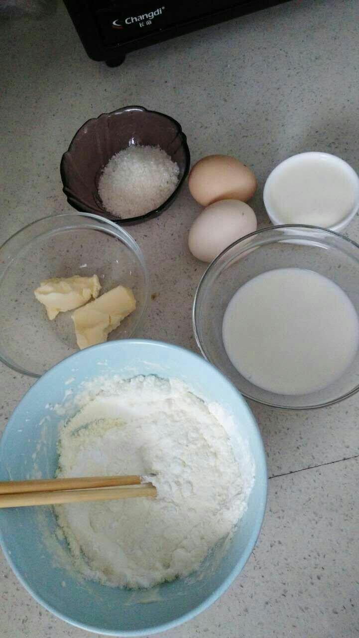 纯奶手撕吐司的做法 步骤1