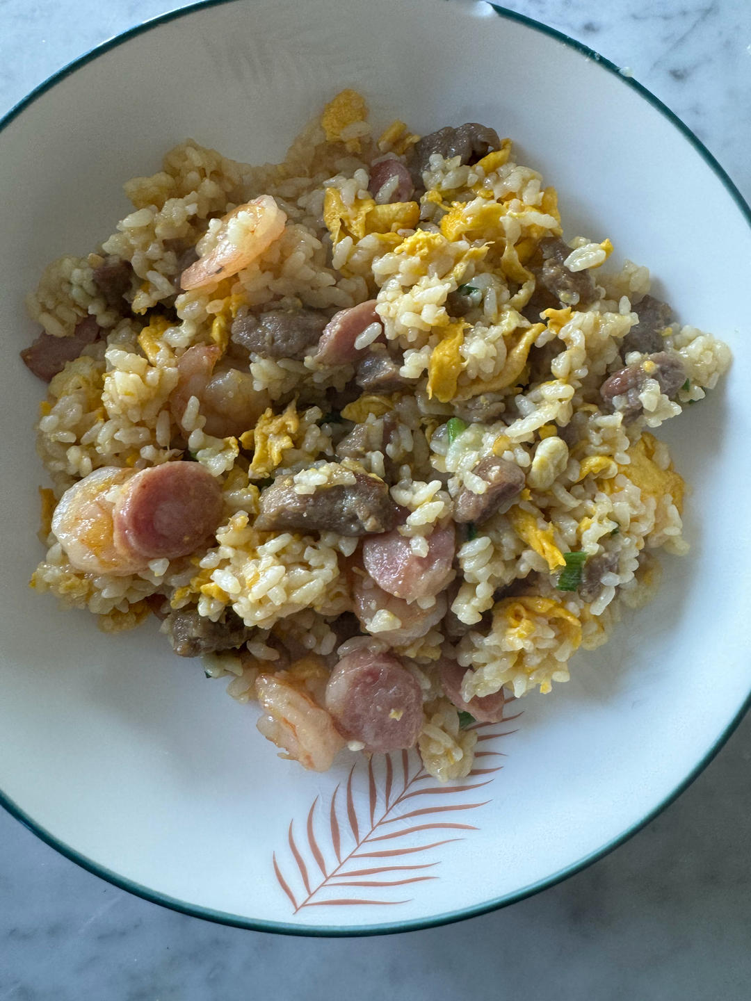 牛肉香肠蛋炒饭 （炒菜机版）