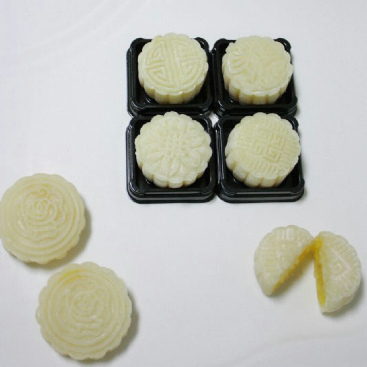 《Tinrry下午茶》冰皮月饼（奶黄馅）