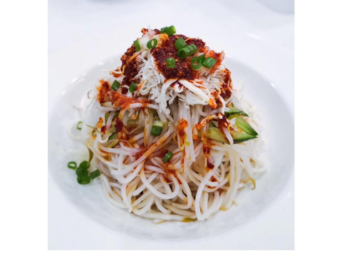 美善品鸡丝凉面的做法