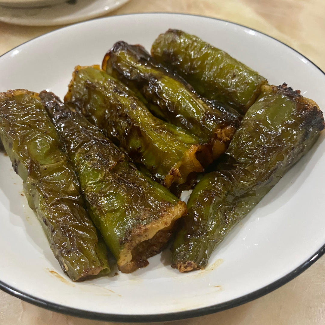销魂青椒酿肉【超级下饭】