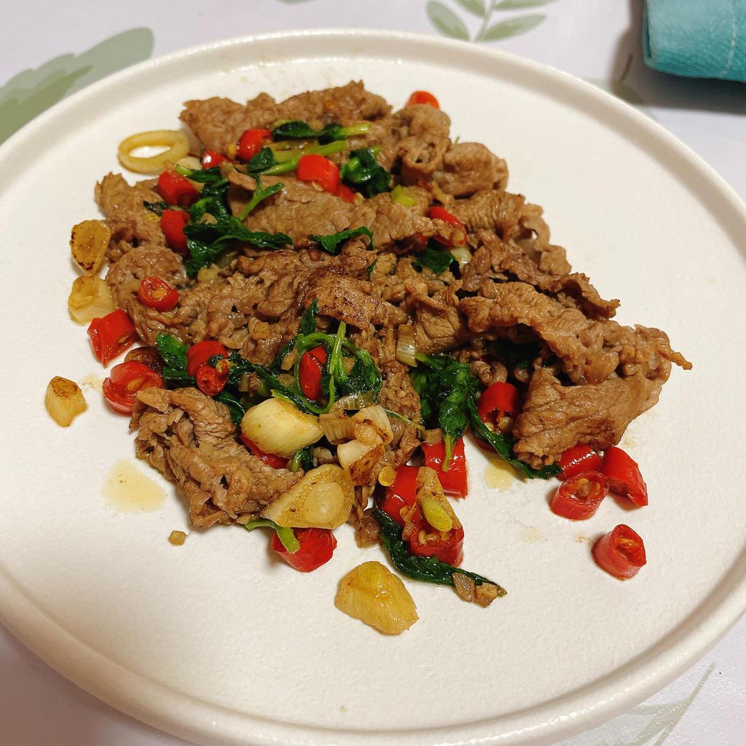 【入门菜】薄荷牛肉