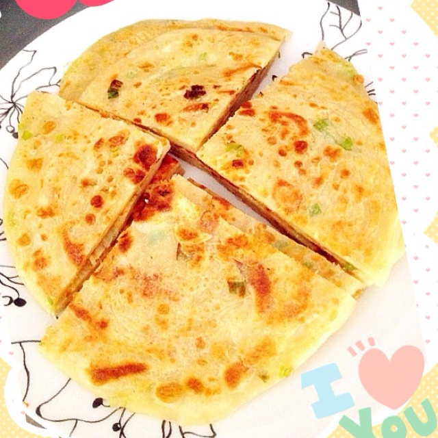 自制葱油饼