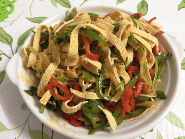 凉拌豆腐丝
