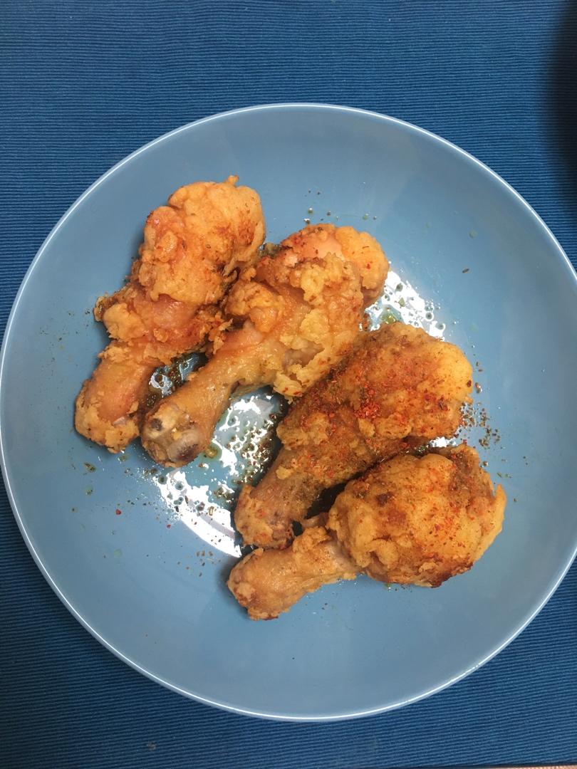 不用炸鸡粉也可以炸出酥脆炸鸡腿