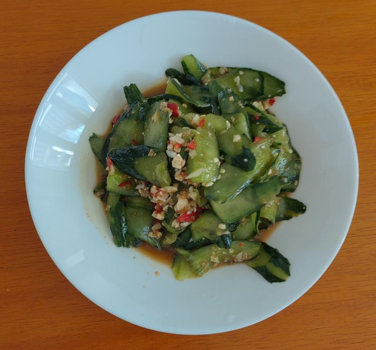 凉拌黄瓜片的做法