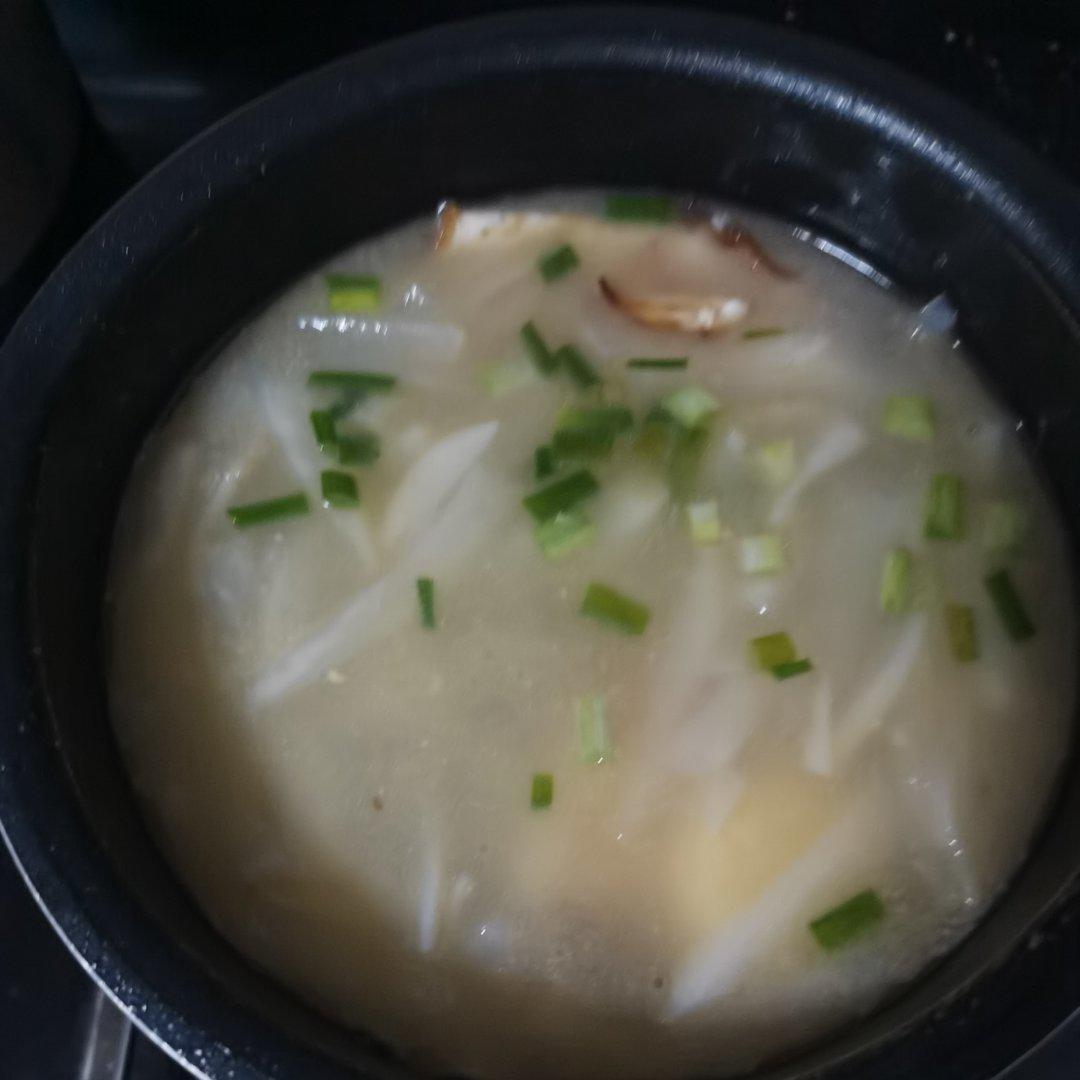 黄磊同款萝卜丝煎蛋汤