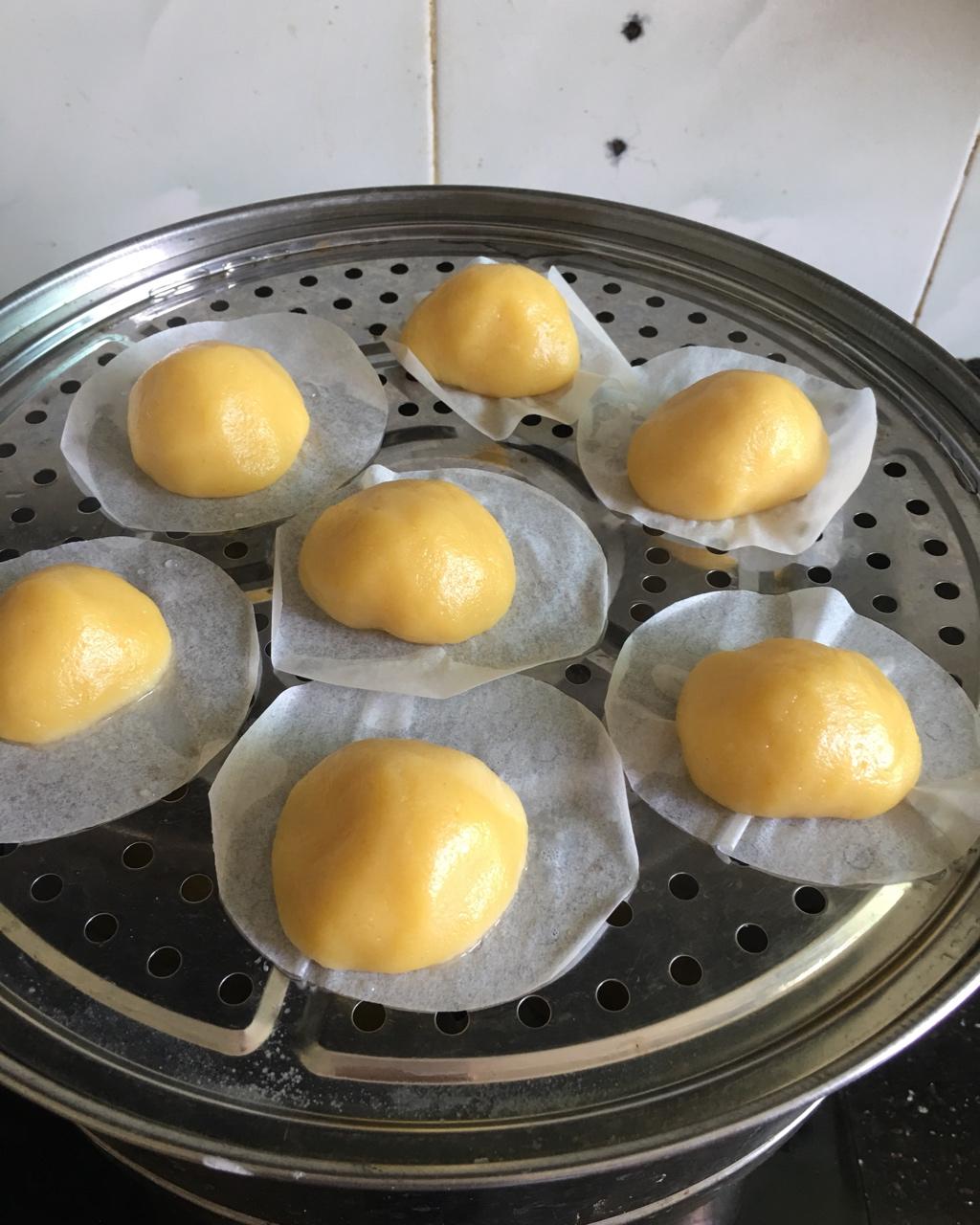 奶香糯米窝窝头