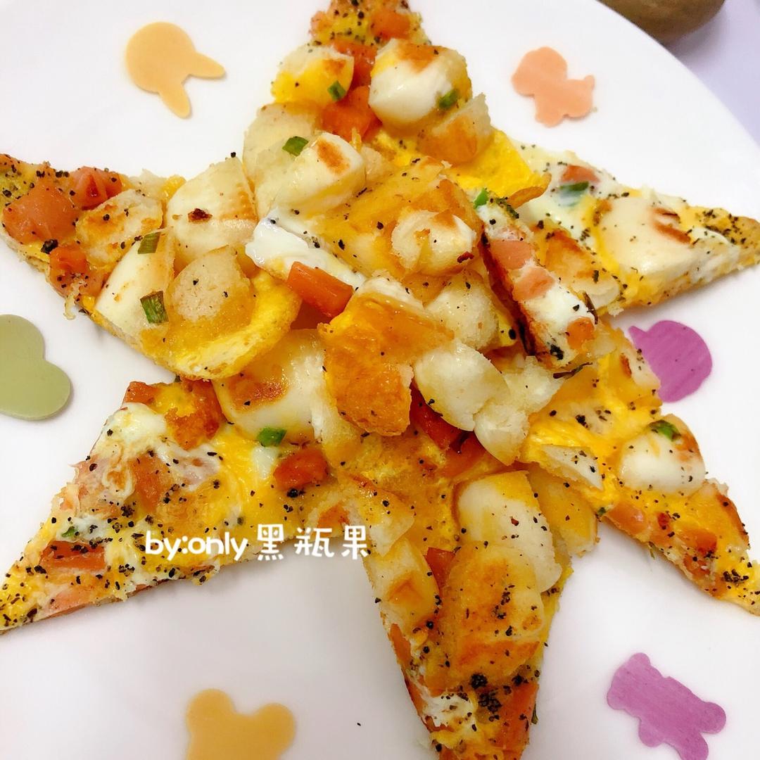 辅食馒头鸡蛋饼