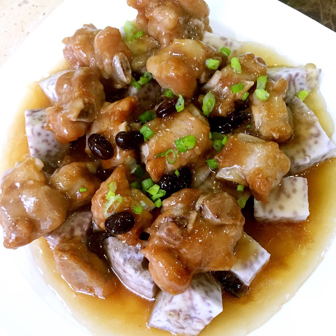 蓝喧海做的豉汁香芋蒸排骨