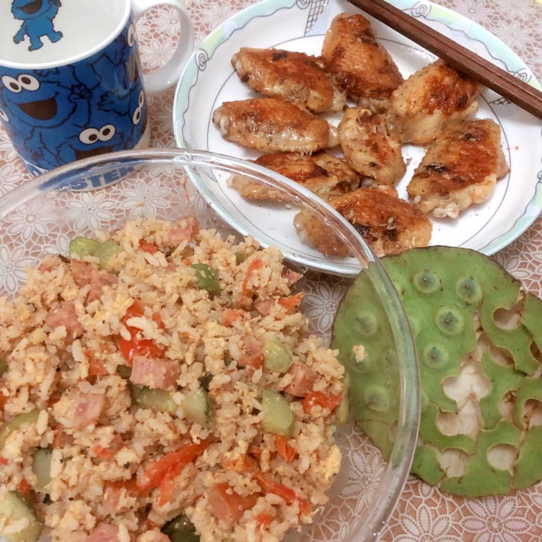 平底锅孜然香烤鸡翅