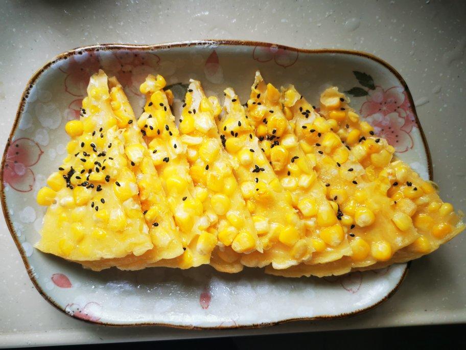 宝宝辅食:奶香玉米烙