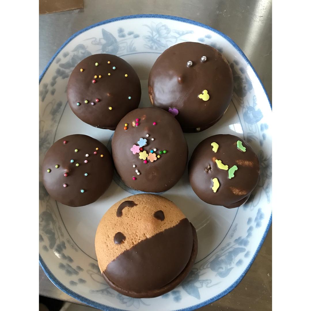 巧克力软心派～迷你好丽友派