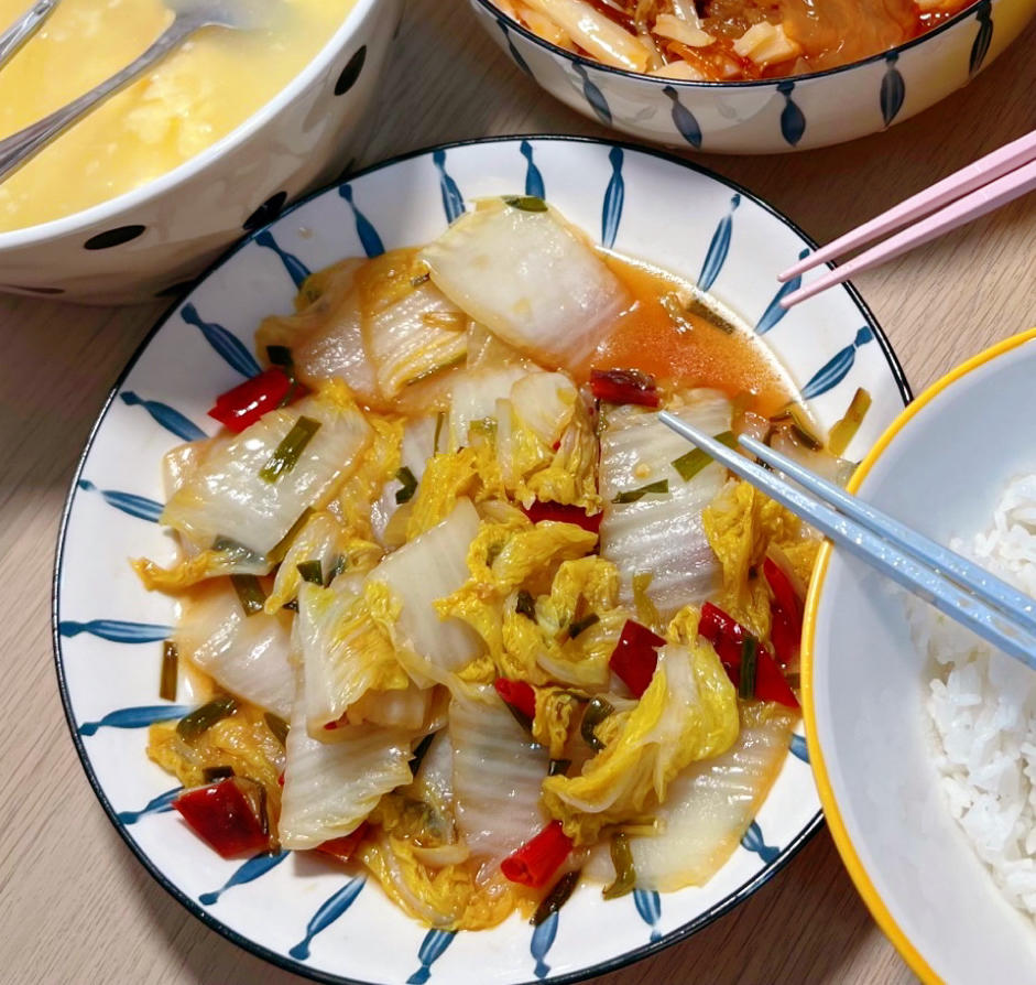 酸爽开胃的酸辣娃娃菜（白菜）