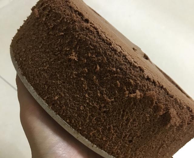 8寸可可巧克力戚风蛋糕