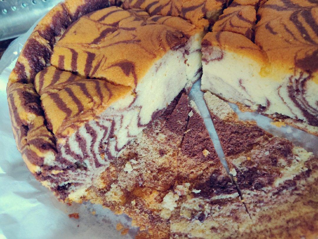 斑马纹酸奶蛋糕