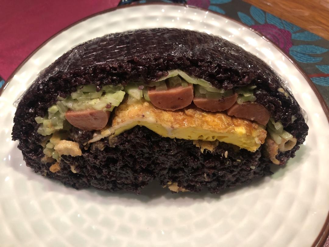 好吃🉐️感动😹的【紫米饭团】，看图秒会❗️