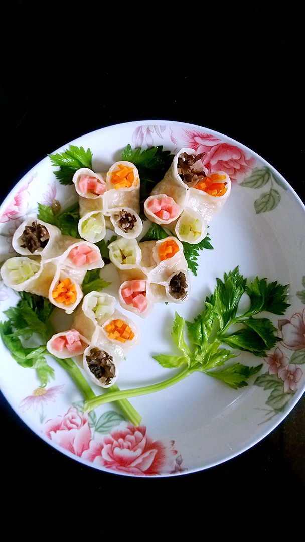 年夜饭四喜蒸饺I花样蒸饺