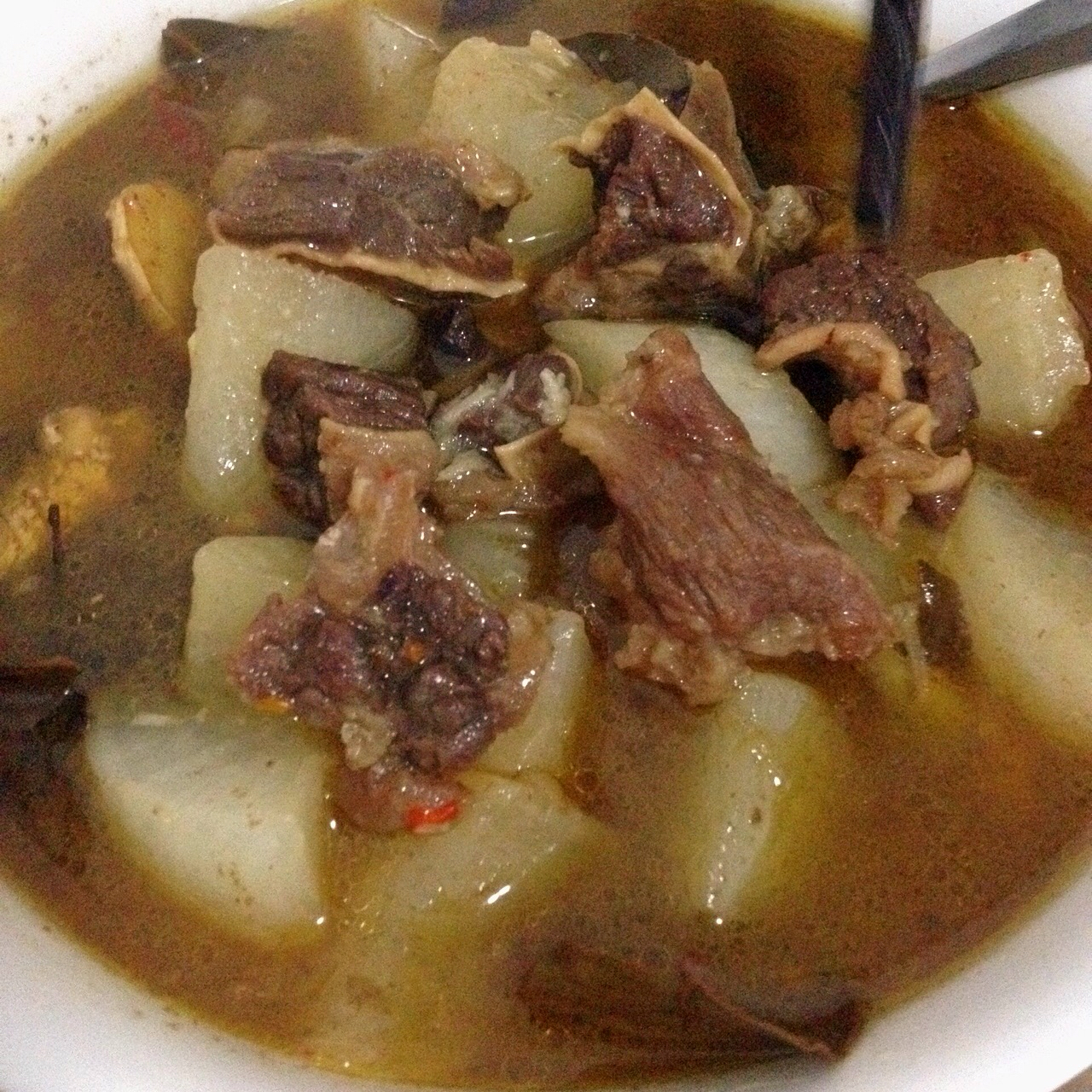 萝卜炖牛腩