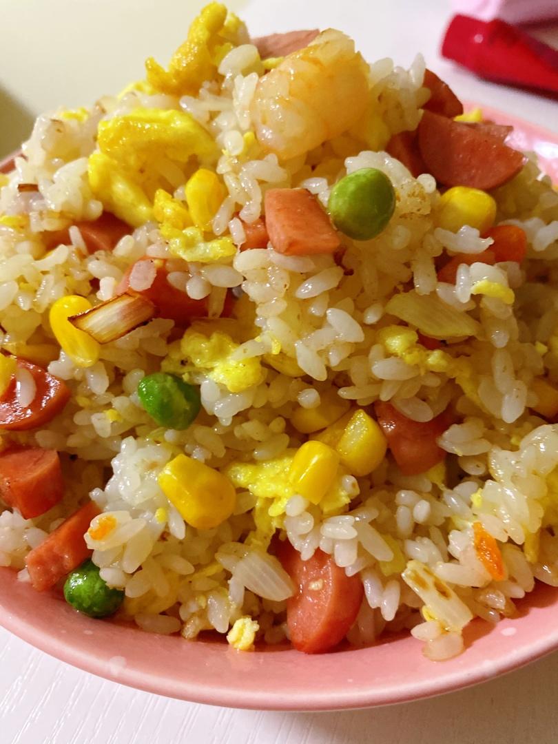 不正宗的扬州炒饭（家常版）